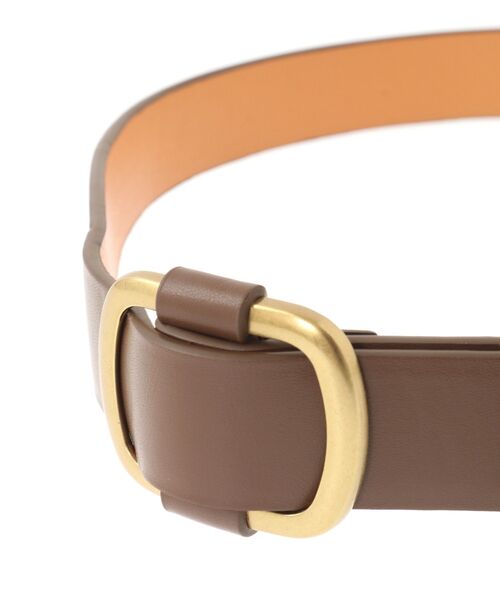 Green　Parks（グリーンパークス）の「ETS.ピンレス太ベルト（ベルト・レディース・ブラウン/ブラック・FREE）」の7枚目の写真