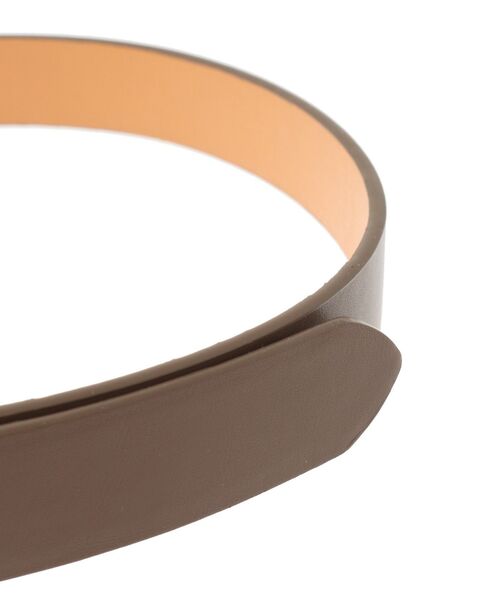 Green　Parks（グリーンパークス）の「ETS.ピンレス太ベルト（ベルト・レディース・ブラウン/ブラック・FREE）」の6枚目の写真