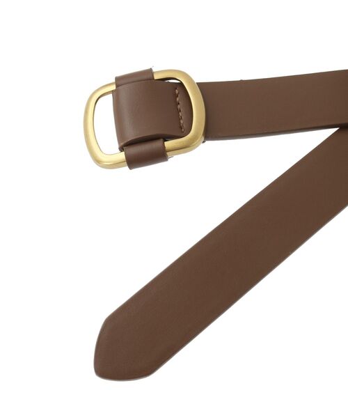 Green　Parks（グリーンパークス）の「ETS.ピンレス太ベルト（ベルト・レディース・ブラウン/ブラック・FREE）」の5枚目の写真