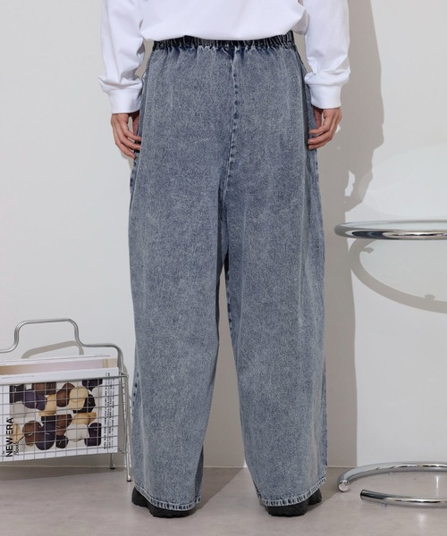 (Never) Acquiesce(ネバーアクイース)の「2タックイージーワイドパンツ(チノパンツ・メンズ・キナリ/ブラック系その他/ワンウォッシュ/ブラック/ブルー系その他2・FREE)」の8枚目の写真