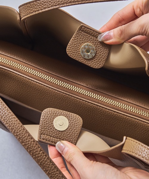 ORiental TRaffic（オリエンタルトラフィック）の「＼ 通勤　ハンドバッグ ／インバッグ 付き トートバッグ /BA-256（トートバッグ・レディース・ブラック/ブラウン・ﾌﾘ-）」の20枚目の写真