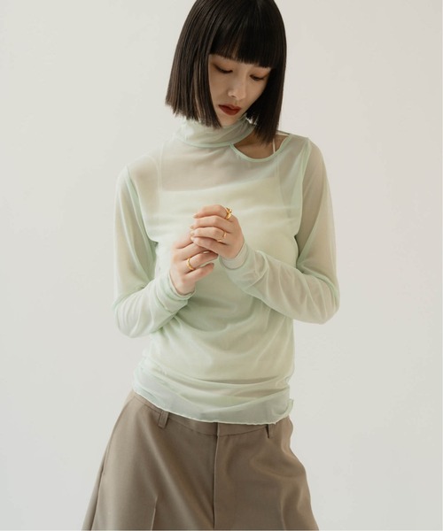 sheer logo tops（その他トップス）｜Knuth Marf（クヌースマーフ）の