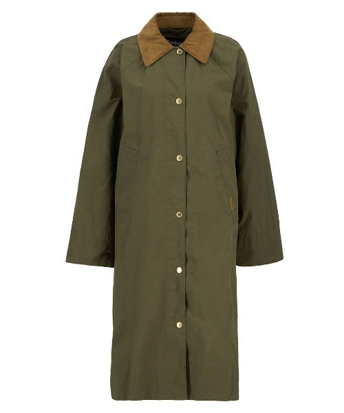 バブアー風ステンカラーコートbarbour
