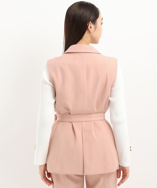 Andemiu（アンデミュウ）の「ベルトツキベスト325737（ベスト・レディース・ブラック/サンドグレー/コーラル・FREE）」の19枚目の写真