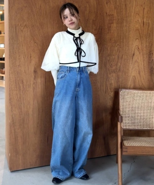 Jolie et Jolie（ジョリーエジョリー）の「【再入荷！】パール付きチュールボレロ＋キャミワンピースドレス（ドレス・レディース・ベージュ系/ブラック系1/ネイビー・M/L/LL/3L/4L/5L）」の21枚目の写真