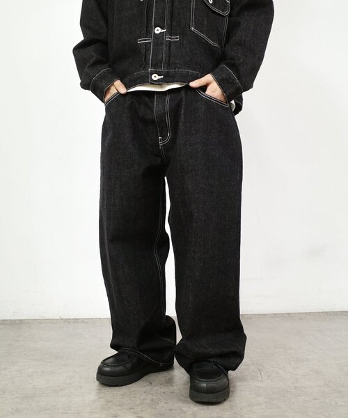 Sourcream(サワークリーム)の「【Sourcream/サワークリーム】ブラックデニムパンツ / 日本製(デニムパンツ・レディース・ブラック・FREE)」の14枚目の写真