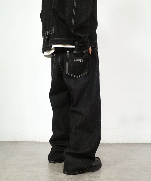 Sourcream(サワークリーム)の「【Sourcream/サワークリーム】ブラックデニムパンツ / 日本製(デニムパンツ・レディース・ブラック・FREE)」の16枚目の写真