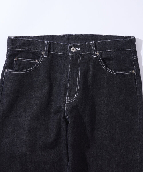 Sourcream(サワークリーム)の「【Sourcream/サワークリーム】ブラックデニムパンツ / 日本製(デニムパンツ・レディース・ブラック・FREE)」の3枚目の写真