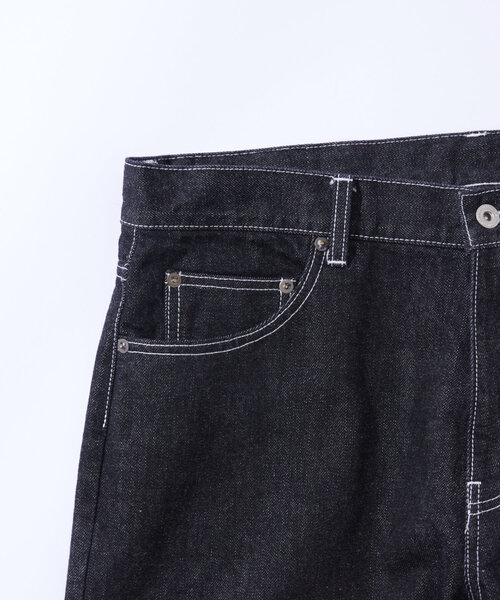 Sourcream(サワークリーム)の「【Sourcream/サワークリーム】ブラックデニムパンツ / 日本製(デニムパンツ・レディース・ブラック・FREE)」の5枚目の写真