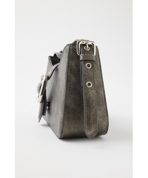 MOUSSY（マウジー）の「BELTED ハンドバッグ（ショルダーバッグ・レディース・ブラック/ブラウン/サックスブルー・FREE）」の6枚目の写真