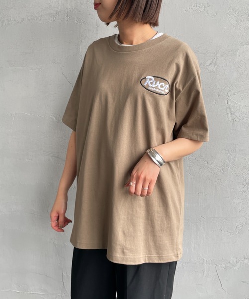 RVCA（ルーカ）の「[RVCA/ルーカ] RANCH SCRIPT バックプリント ショートスリーブTシャツ（Tシャツ/カットソー・レディース・ブラック/カーキ/ホワイト・M/L/XL）」の11枚目の写真