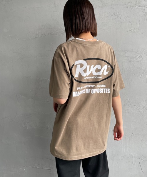 RVCA（ルーカ）の「[RVCA/ルーカ] RANCH SCRIPT バックプリント ショートスリーブTシャツ（Tシャツ/カットソー・レディース・ブラック/カーキ/ホワイト・M/L/XL）」の14枚目の写真