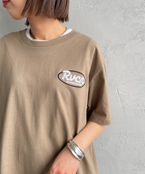 RVCA（ルーカ）の「[RVCA/ルーカ] RANCH SCRIPT バックプリント ショートスリーブTシャツ（Tシャツ/カットソー・レディース・ブラック/カーキ/ホワイト・M/L/XL）」の15枚目の写真