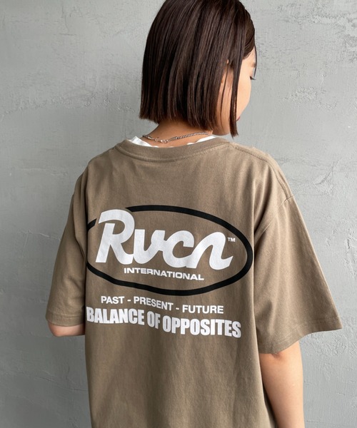 RVCA（ルーカ）の「[RVCA/ルーカ] RANCH SCRIPT バックプリント ショートスリーブTシャツ（Tシャツ/カットソー・レディース・ブラック/カーキ/ホワイト・M/L/XL）」の16枚目の写真