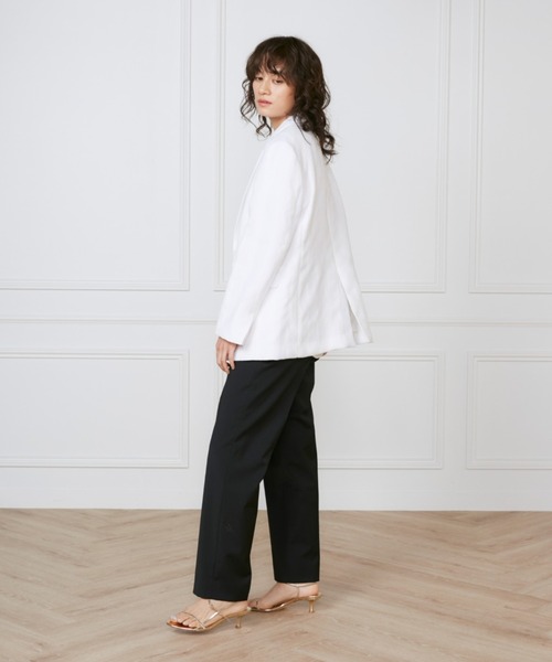 INED(イネド)の「1Bジャケット《la veille by SUPERIOR CLOSET》(テーラードジャケット・レディース・オフホワイト・11号/9号)」の5枚目の写真