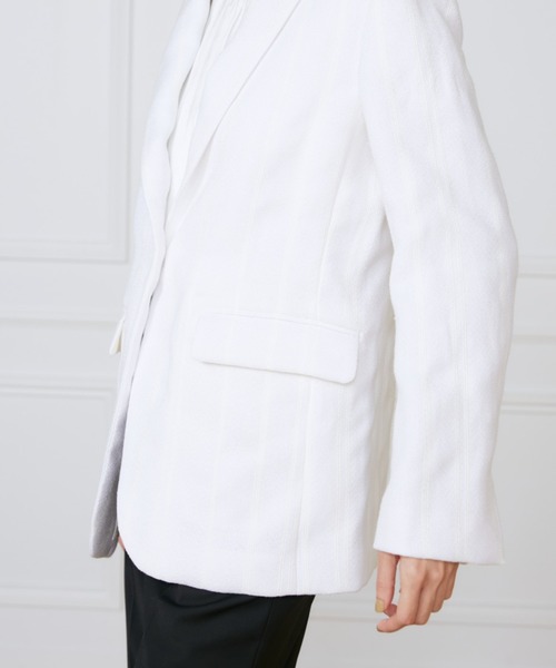 INED(イネド)の「1Bジャケット《la veille by SUPERIOR CLOSET》(テーラードジャケット・レディース・オフホワイト・11号/9号)」の10枚目の写真