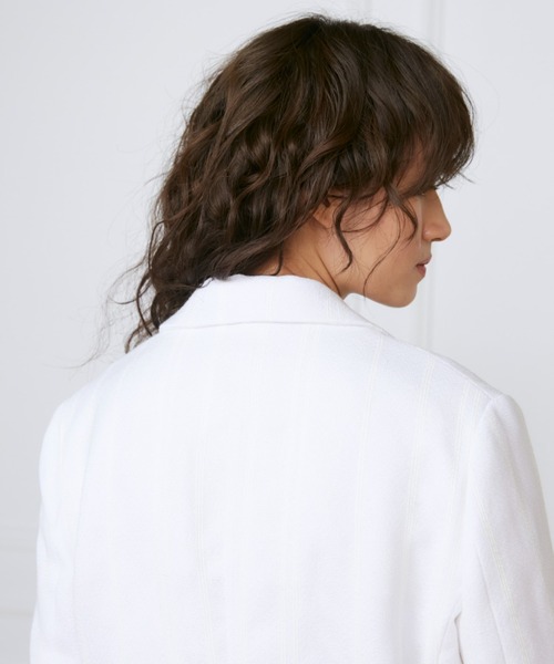 INED(イネド)の「1Bジャケット《la veille by SUPERIOR CLOSET》(テーラードジャケット・レディース・オフホワイト・11号/9号)」の12枚目の写真