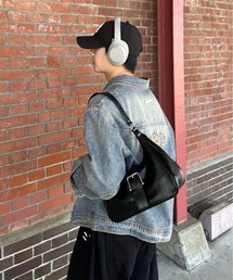 ADAMASTE | 【ADAMASTE SELECT】buckle belt 2way shoulder bag - バックルベルト2wayショルダーバッグ(ショルダーバッグ)