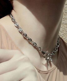 ＜Soierie＞Dark Metal ネックレス