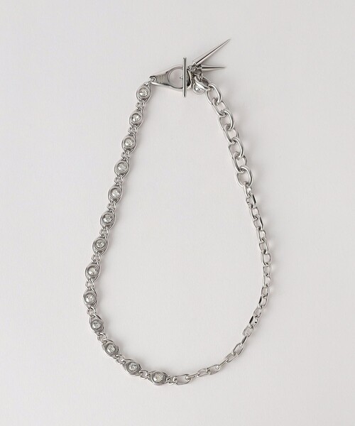 Soierie（ソワリー）の「＜Soierie＞Dark Metal ネックレス（ネックレス・レディース・シルバー・FREE）」の4枚目の写真