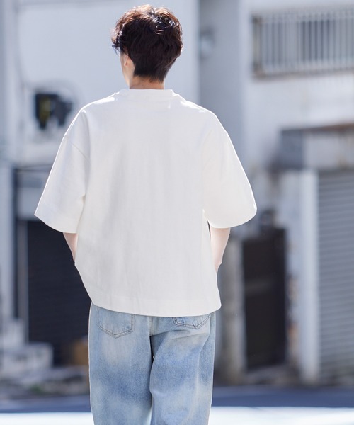 coca（coca）（コカ）の「MAXヘビーウェイトポケットTシャツ（Tシャツ/カットソー・メンズ・ホワイト/チャコール/ネイビー/ライトベージュ・M/XL/L）」の8枚目の写真