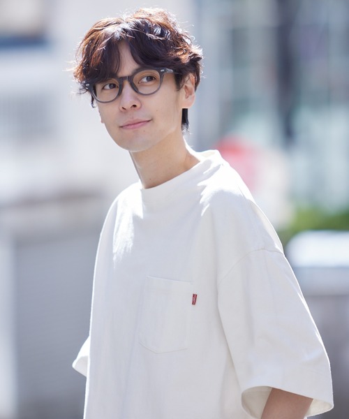 coca（coca）（コカ）の「MAXヘビーウェイトポケットTシャツ（Tシャツ/カットソー・メンズ・ホワイト/チャコール/ネイビー/ライトベージュ・M/XL/L）」の9枚目の写真