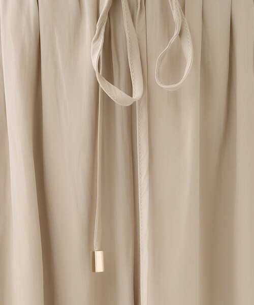 DRESKIP（ドレスキップ）の「【高レビュー/着丈選べる】さらり柔らか マットサテンワイドパンツ（その他パンツ・レディース・アイボリー系6/ブルー系その他/イエロー系その他/ブラック系6/チャコールグレー/ナチュラル・01/02/03/04/36/38/40/42）」の20枚目の写真