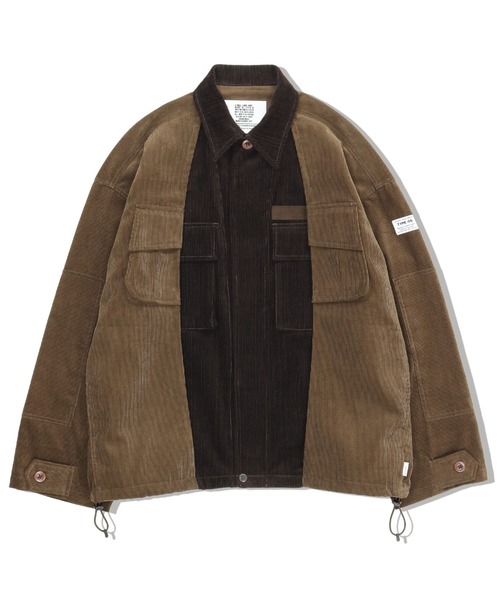 elephant TRIBAL fabrics(エレファントトライバルファブリックス)の「elephant TRIBAL fabrics Double Military Jacket(カバーオール・メンズ・ブラック/ブラウン・FREE)」の5枚目の写真