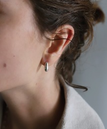 TEN. | SILVER925 カドル ピアス(ピアス（両耳用）)
