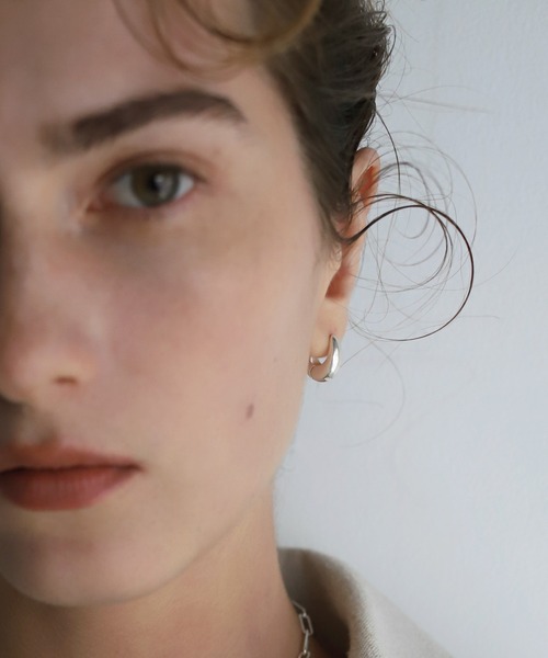 TEN.（テン）の「SILVER925 カドル ピアス（ピアス（両耳用）・レディース・シルバー・FREE）」の6枚目の写真