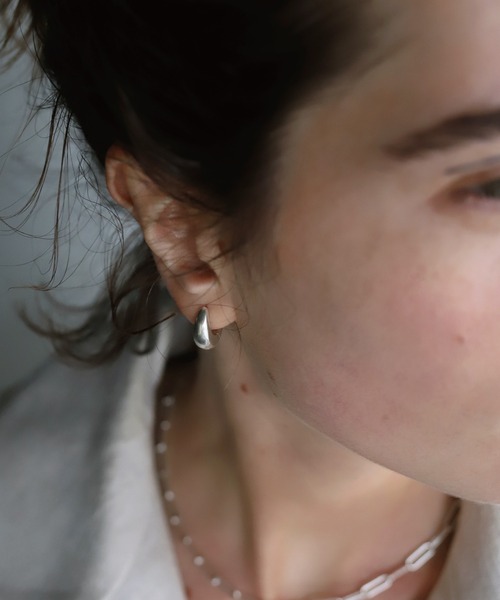 TEN.（テン）の「SILVER925 カドル ピアス（ピアス（両耳用）・レディース・シルバー・FREE）」の4枚目の写真