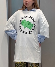 Candy Stripper | JELLY PEPE BIG BIG Tシャツ(Tシャツ/カットソー)