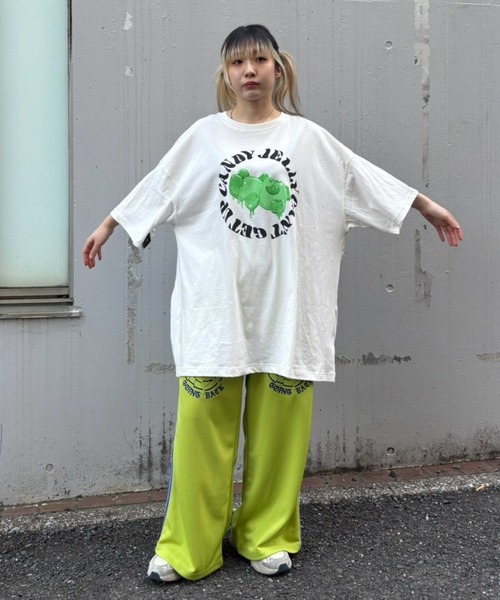 Candy Stripper（キャンディストリッパー）の「JELLY PEPE BIG BIG Tシャツ（Tシャツ/カットソー・レディース・ライトブルー/ブラック/オフホワイト・FREE）」の12枚目の写真