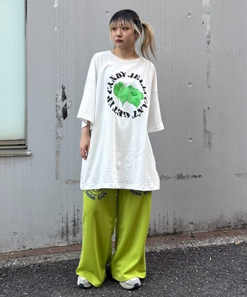 Candy Stripper（キャンディストリッパー）の「JELLY PEPE BIG BIG Tシャツ（Tシャツ/カットソー・レディース・ライトブルー/ブラック/オフホワイト・FREE）」の14枚目の写真
