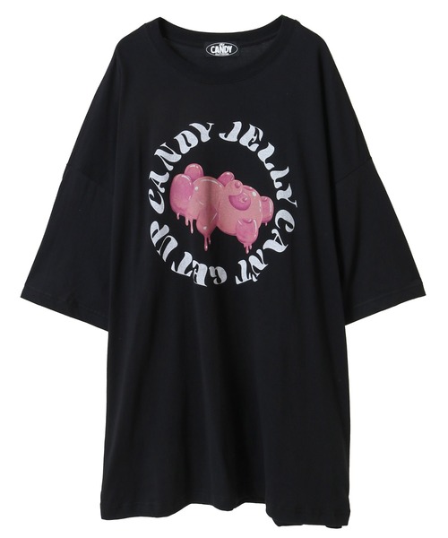 Candy Stripper（キャンディストリッパー）の「JELLY PEPE BIG BIG Tシャツ（Tシャツ/カットソー・レディース・ライトブルー/ブラック/オフホワイト・FREE）」の11枚目の写真