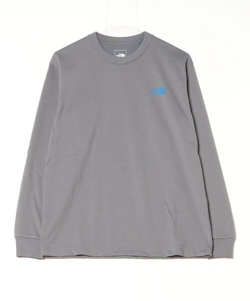 THE NORTH FACE(ザノースフェイス)の「ザ ノース フェイス THE NORTH FACE L/S Back Square Logo Tee_ロングスリーブバックスクエアロゴティー(Tシャツ/カットソー・メンズ・ブラック/グレー/ホワイト・S/M/L/LL/3L)」の3枚目の写真