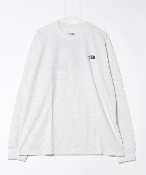 THE NORTH FACE(ザノースフェイス)の「ザ ノース フェイス THE NORTH FACE L/S Back Square Logo Tee_ロングスリーブバックスクエアロゴティー(Tシャツ/カットソー・メンズ・ブラック/グレー/ホワイト・S/M/L/LL/3L)」の2枚目の写真