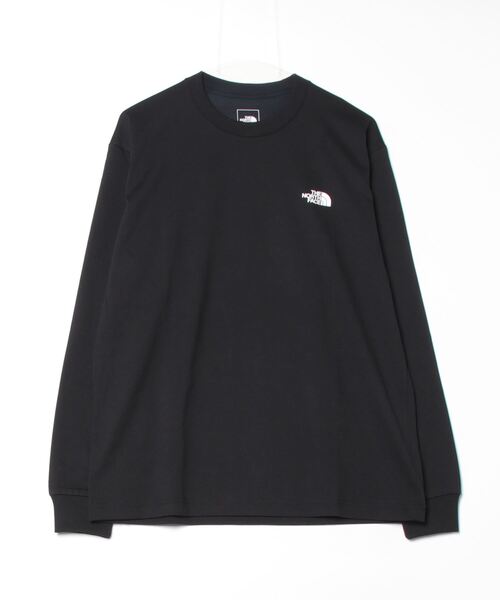 THE NORTH FACE(ザノースフェイス)の「ザ ノース フェイス THE NORTH FACE L/S Back Square Logo Tee_ロングスリーブバックスクエアロゴティー(Tシャツ/カットソー・メンズ・ブラック/グレー/ホワイト・S/M/L/LL/3L)」の1枚目の写真