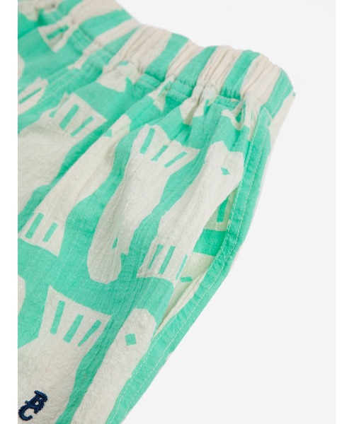 BOBO CHOSES（ボボショーズ）の「Lucky Fish all over woven shor（その他パンツ・キッズ・ミント・110/120/130）」の6枚目の写真