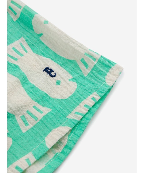 BOBO CHOSES（ボボショーズ）の「Lucky Fish all over woven shor（その他パンツ・キッズ・ミント・110/120/130）」の7枚目の写真