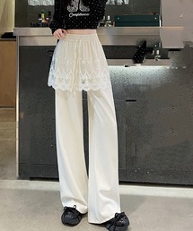 スカート レイヤード レース トップス パンツ」に該当する スカート レイヤード レース トップス パンツ」に該当する