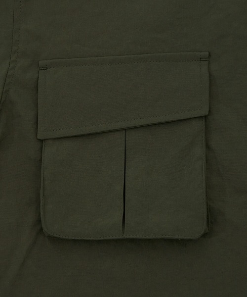 SIDEWAY STANCE（サイドウェイスタンス）の「【SIDEWAY STANCE】ポリワッシャー 半袖 ワークシャツ（シャツ/ブラウス・メンズ・カーキ/ブラック/ネイビー・LARGE/MEDIUM/SMALL/X-LARGE）」の15枚目の写真