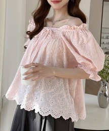 Good Riddance（グッドリダンス）の「アイレットレース パフスリーブ ブラウス（シャツ/ブラウス）」