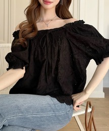 Good Riddance（グッドリダンス）の「アイレットレース パフスリーブ ブラウス（シャツ/ブラウス）」