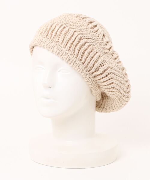 チャイハネ（チャイハネ）の「【チャイハネ】ジグベレー帽（ハンチング/ベレー帽・レディース・ライトブラウン/ナチュラル/ブラック・FREE）」の9枚目の写真