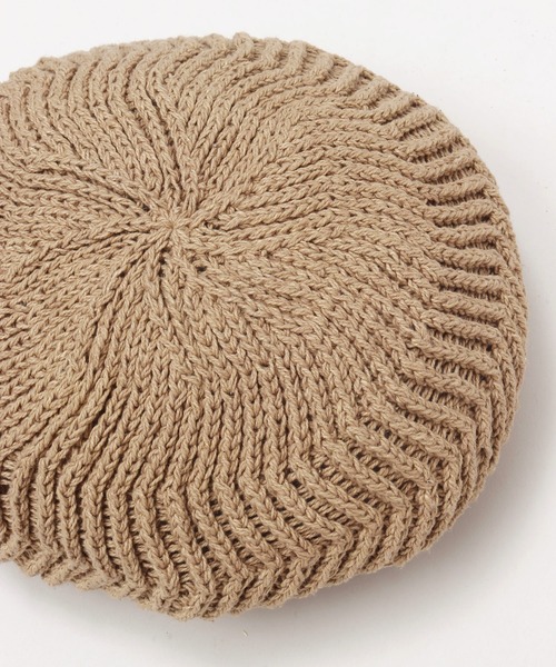 チャイハネ（チャイハネ）の「【チャイハネ】ジグベレー帽（ハンチング/ベレー帽・レディース・ライトブラウン/ナチュラル/ブラック・FREE）」の5枚目の写真