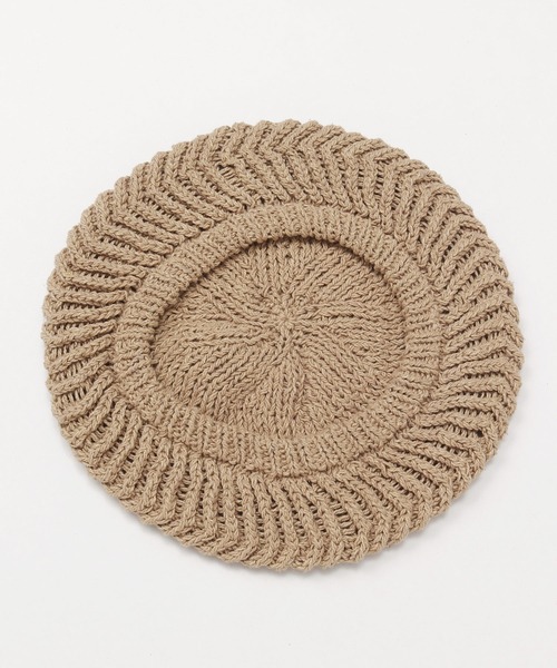 チャイハネ（チャイハネ）の「【チャイハネ】ジグベレー帽（ハンチング/ベレー帽・レディース・ライトブラウン/ナチュラル/ブラック・FREE）」の6枚目の写真