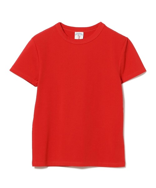 Ray BEAMS（レイビームス）の「【別注】PICCADILLY / RIB TEE（Tシャツ/カットソー・レディース・レッド/カーキ/サックスブルー・ONE SIZE）」の3枚目の写真