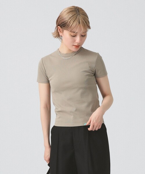 Ray BEAMS（レイビームス）の「【別注】PICCADILLY / RIB TEE（Tシャツ/カットソー・レディース・レッド/カーキ/サックスブルー・ONE SIZE）」の15枚目の写真