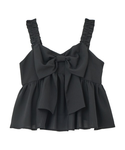 PEACH JOHN（ピーチジョン）の「リボンモチーフキャミ（キャミソール・レディース・ホワイト/ブルー/ブラック・ONE SIZE）」の15枚目の写真
